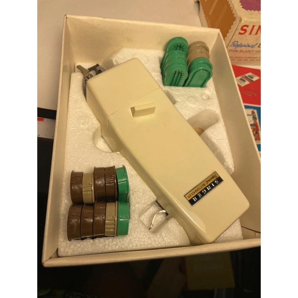 Vintage Professional Buttonholer by Singer Slant Needle Zig Zag Machines